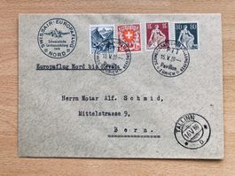 Flugpostbrief 1939 Swissair Europaflug Nord , Tallin