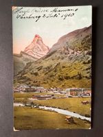 Postkarte Zermatt mit Eiger 1910  (P187)