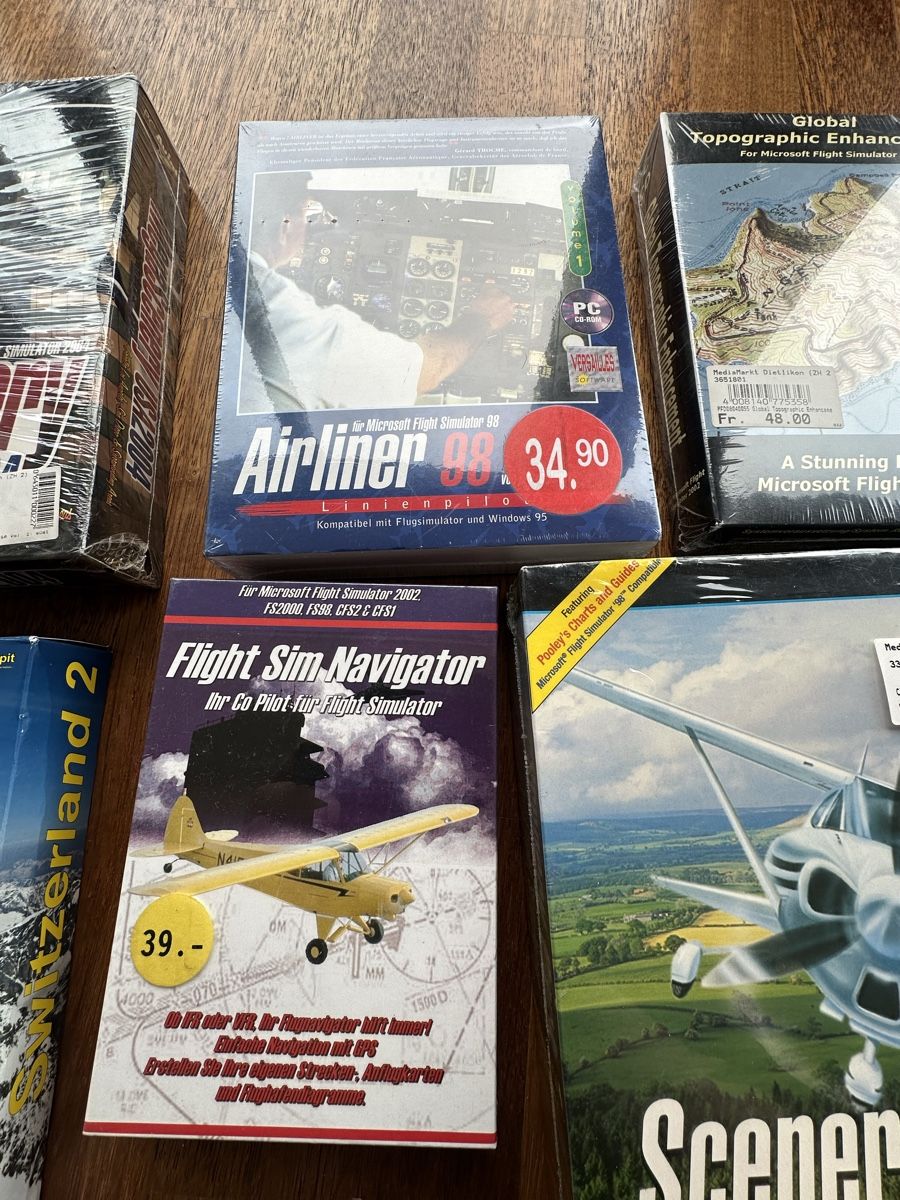 Microsoft Giochi: PC 9 mal Flugsimulator originalverpackt – Nuovo e nell'imballaggio originale da Zürich venduto da Kareljan 7