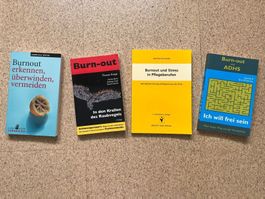 Bücherpaket - 4x Buch zum Thema "BURNOUT", div. Autoren