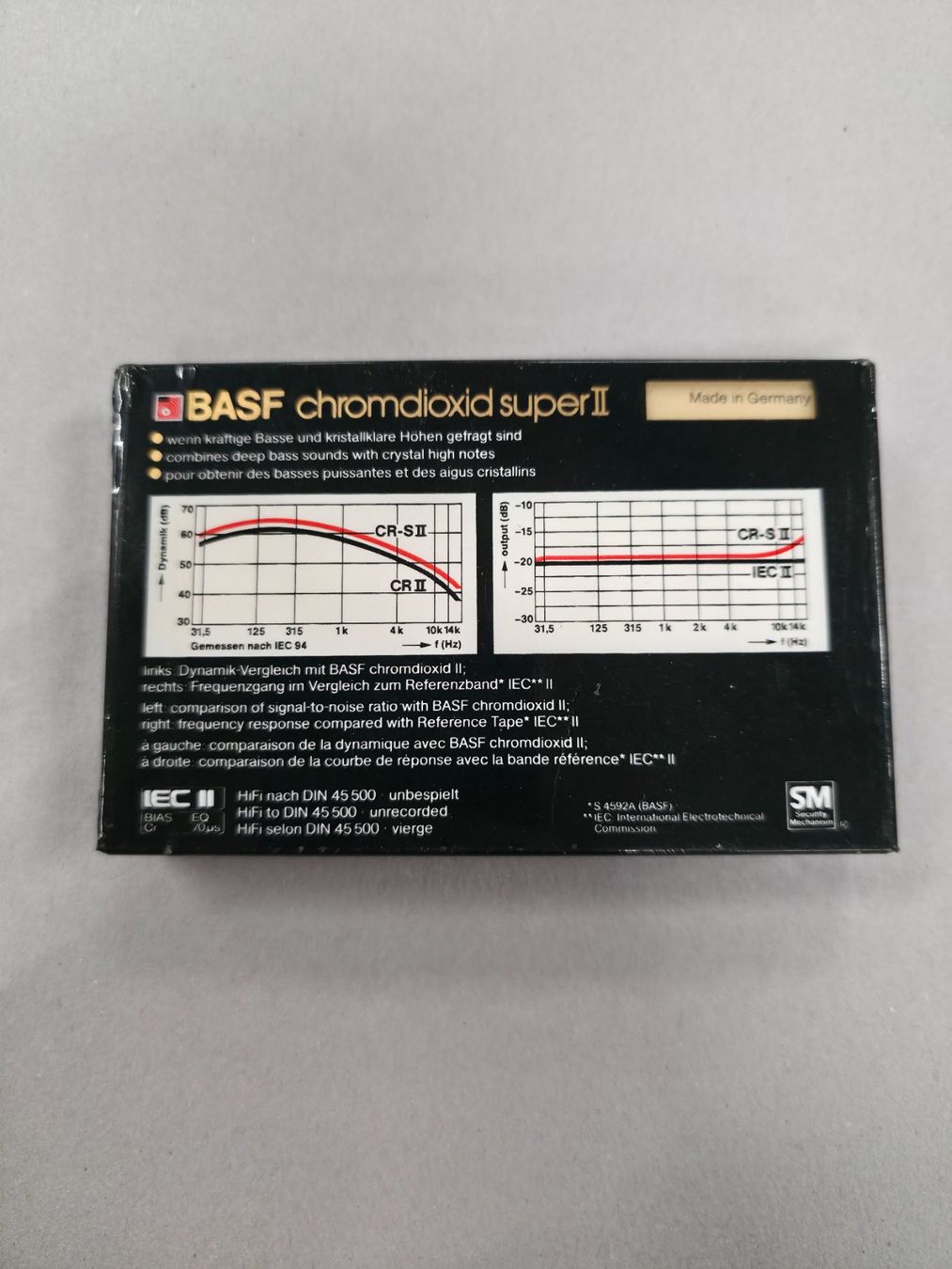 Kompaktkassetten: BASF 60 Chromdioxid Super II Kassette 88m - NOS – Neu und originalverpackt aus Dietlikon von litisop 1