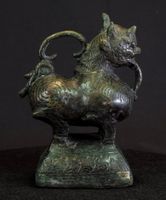 Chinthe Toe, Opium Gewicht aus Burma