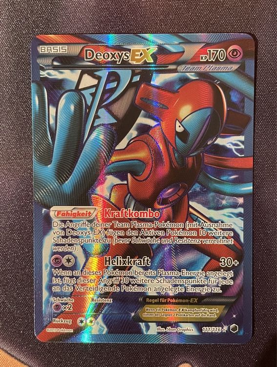 Deoxys EX-Plasma Freeze 111/116 Full Art | Kaufen auf Ricardo