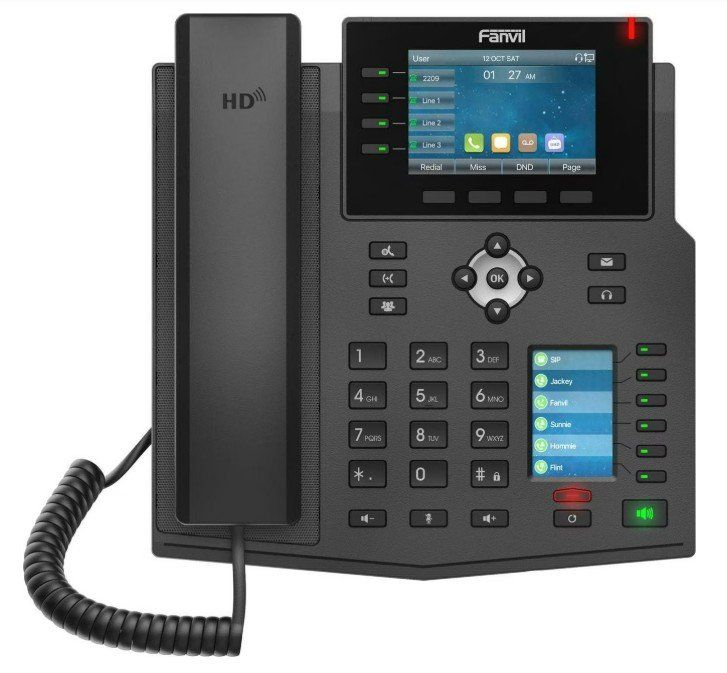 Telefoni: Fanvil X5U Schwarz – Usato da Kerzers venduto da 118 1