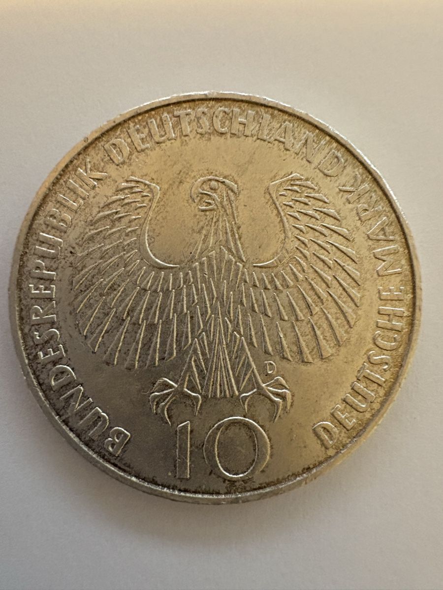 Alle Münzen: 10 Mark Silbermünze – Gebraucht aus Murten von Tzaugg