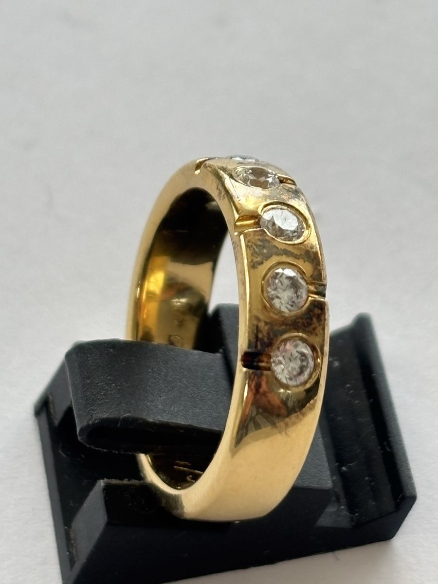 Anelli: Ring Silber 925 vergoldet – Usato da Langnau am Albis venduto da flusspflege 3