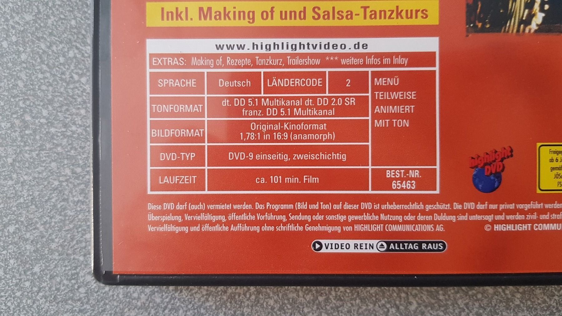 Tutti i DVDs: DVD Salsa & Amor – Usato da Oetwil am See venduto da fineli2 1
