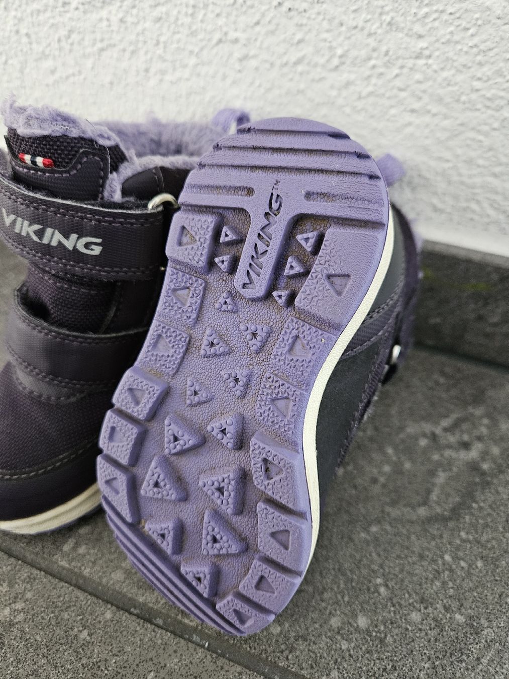 Viking Scarpe per ragazze: Winterschuhe Viking Gr. 21 Lila – Usato da Sempach venduto da Bebla10 1