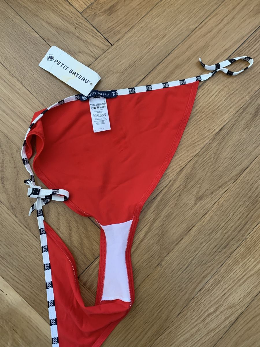 Petit Bateau Costumi da bagno & Bikini: Bas de maillot de bain rouge petit bateau – Nuovo e nell'imballaggio originale da Genève venduto da rez_c6c6 3