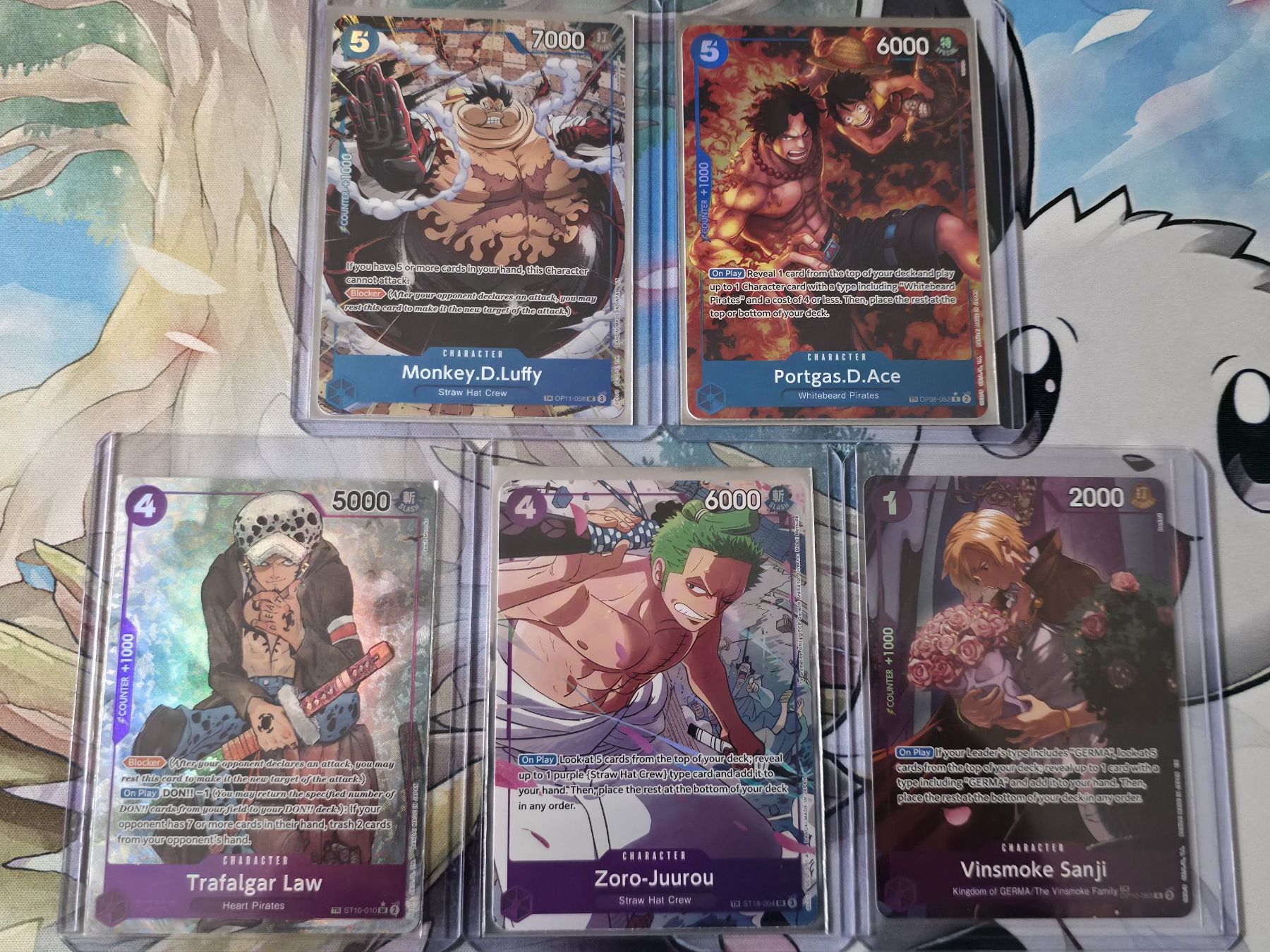 Bandai Sammelbilder & Trading cards: One Piece Card Game 5x Treasure Rare TR Bundle – Gebraucht aus Winterthur von nadineM97