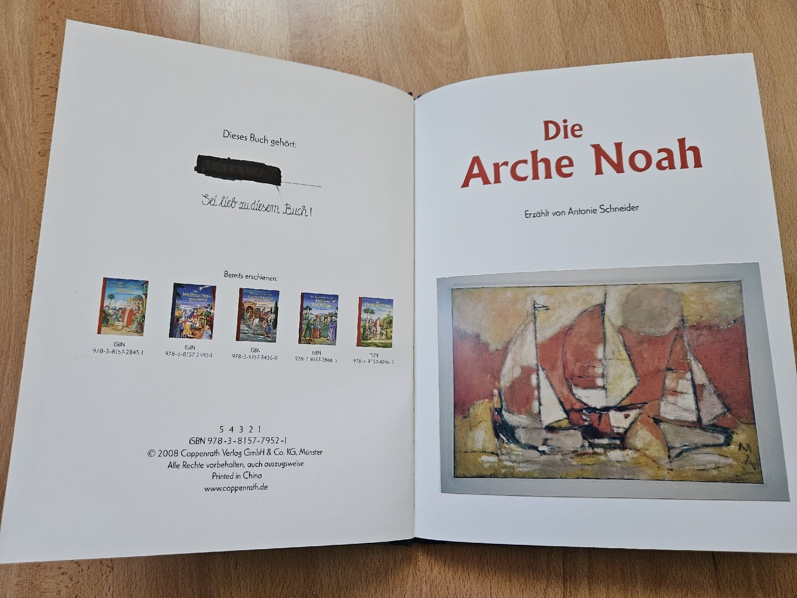 Livres: Kinderbuch "Die Arche Noah" – D'occasion à Ebikon par SecondChance_byM 2