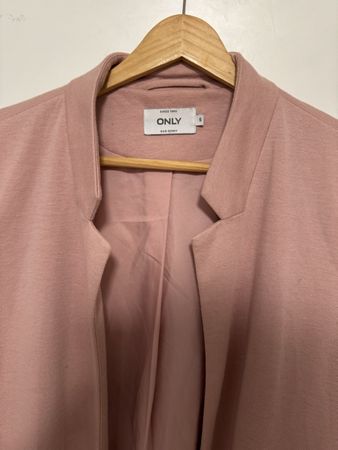 ONLY Blazer, Dommerjacke, Gr. S, pastellrosa