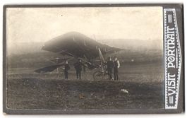 Fotografie Pionierflug, Flugzeug Taube a