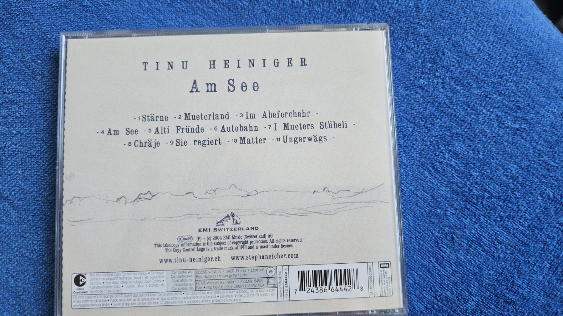 CD: Tinu Heiniger-Am  See/dj/hits – Usato da Bremgarten AG venduto da musiccollector 1