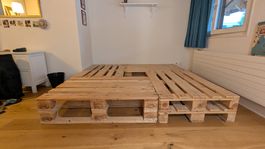 Palettenbett 200x200cm