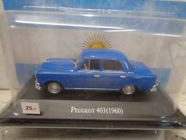Salvat 1:43 Classic Car Peugeot 403 1960