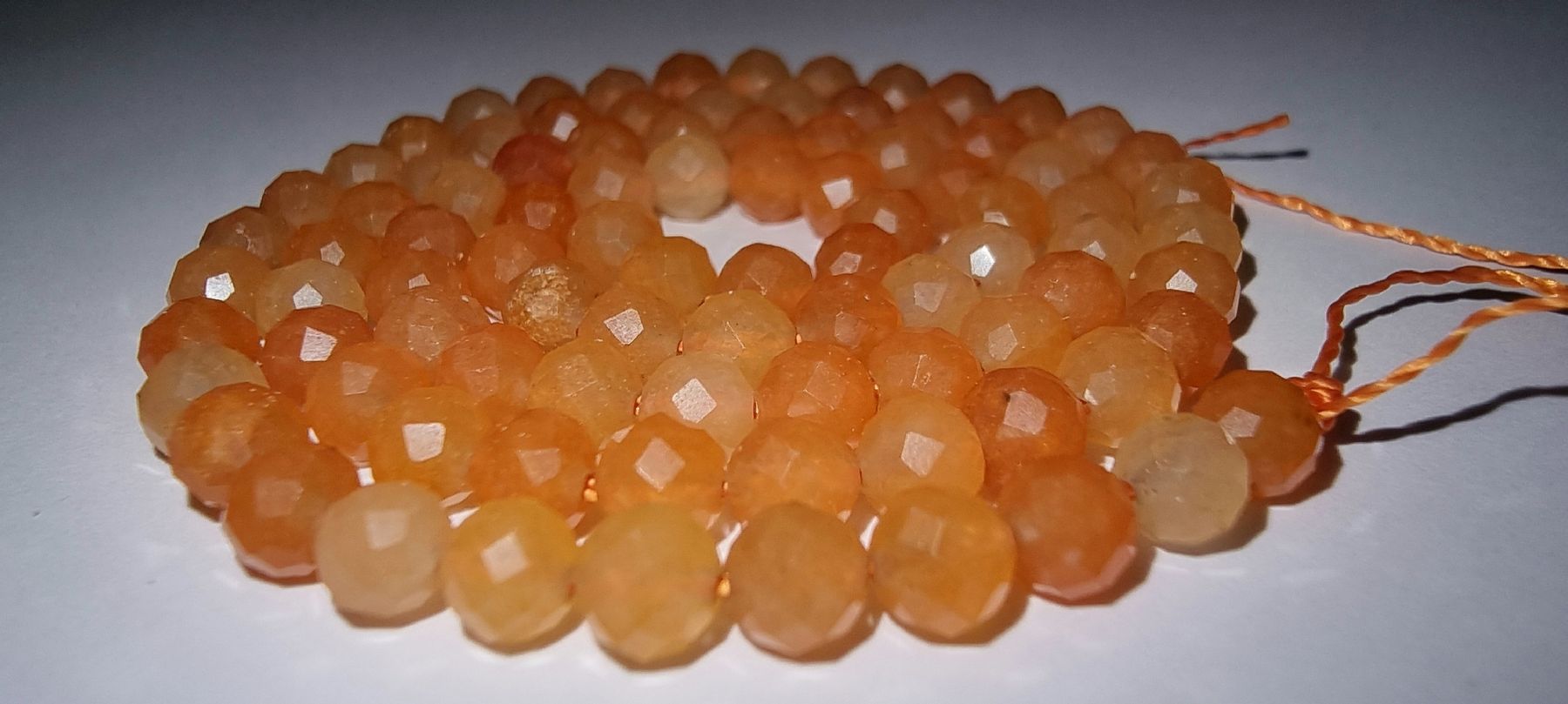 Mineralien & Heilsteine: Aventurin facettiert 4 ,2mm. Strang – Neu und originalverpackt aus Menziken von Mirager 2
