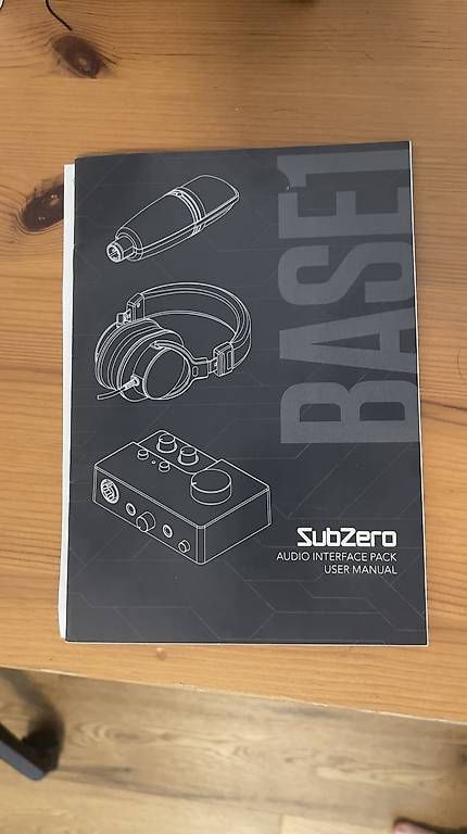 Haut-parleurs: Subzero AUDIO INTERFACE PACK USER MANUAL – Neuf avec emballage d'origine à Oberwil par anj_gqq6 4