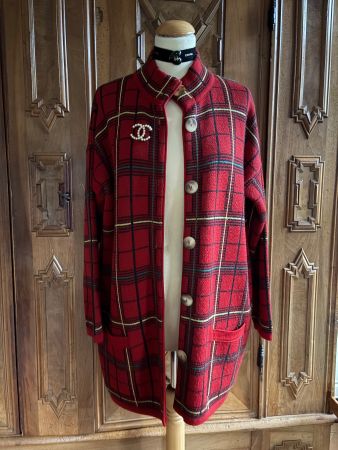ALAIN MANOUKIAN Mantel Lange Strickjacke Gr. 2 : M/L