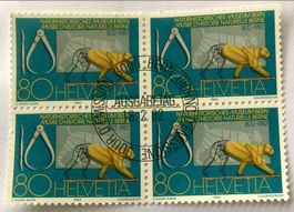 4 er Block Nr.666 mit Vollstempel Bern   