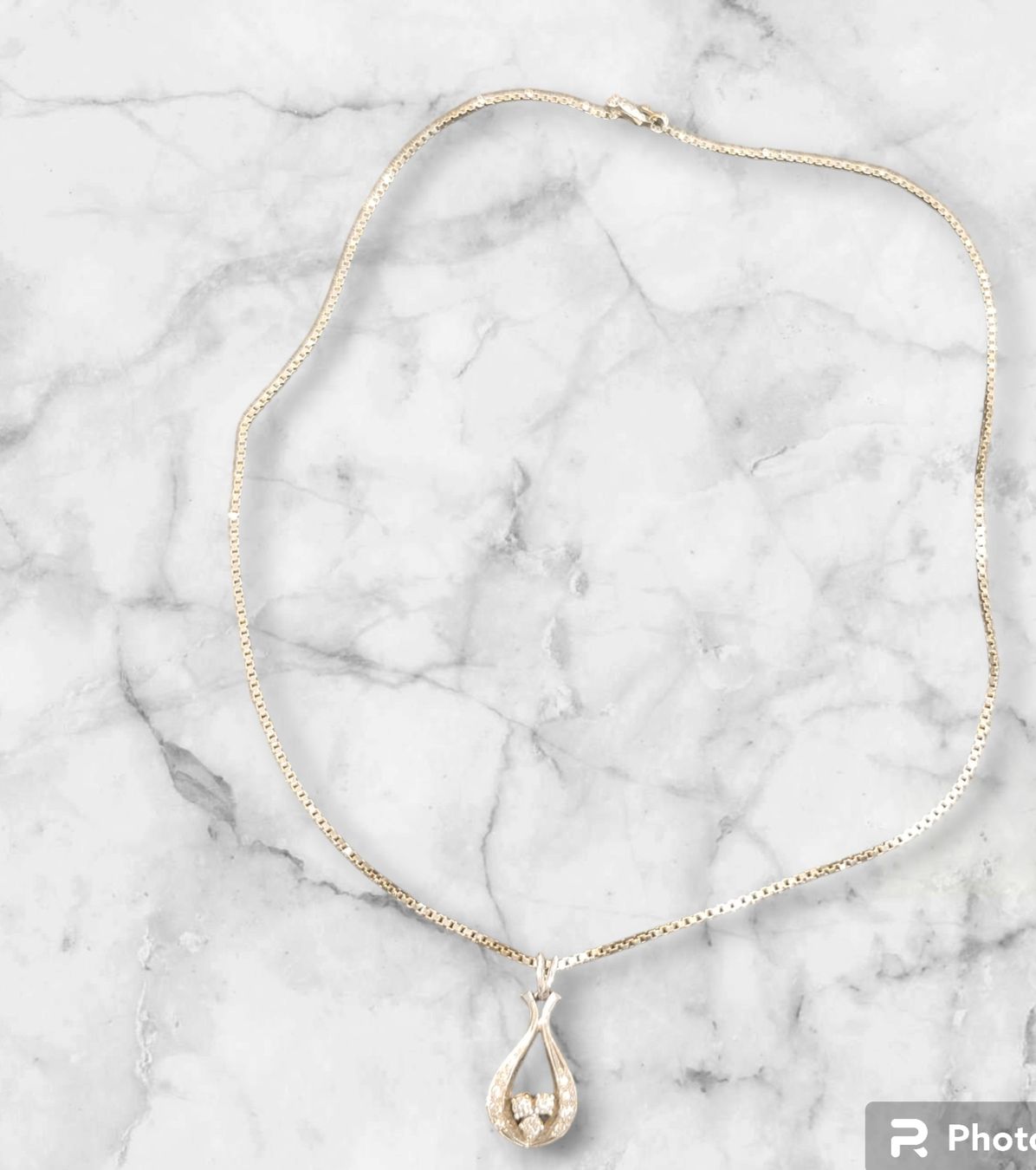 Catenine: Traumhaftes Collier mit 11 Brillanten – Nuovo (secondo la descrizione) da Unterägeri venduto da Altgoldschmuck 1
