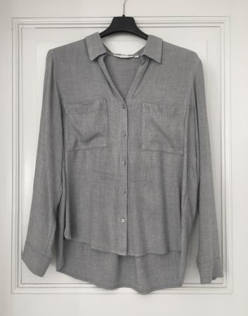 Camicia donna TOM TAILOR 100% viscosa grigia