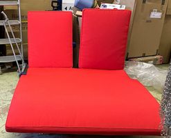 neue Mazuvo Liegekissen für Doppelliege in rot