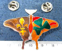 SCHMETTLING GROSSS  52x40mm ARTE-PIN ENAMEL CANDA GESTEMPELT
