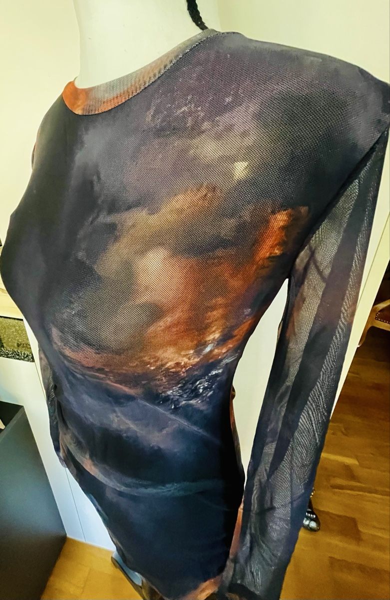 Kleider: Neues, elegantes Minikleid mit Print, Grösse S – Neu (gemäss Beschreibung) aus Gränichen von RetoLexi 3