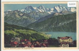 Beatenberg gegen die Jungfraugruppe - Litho