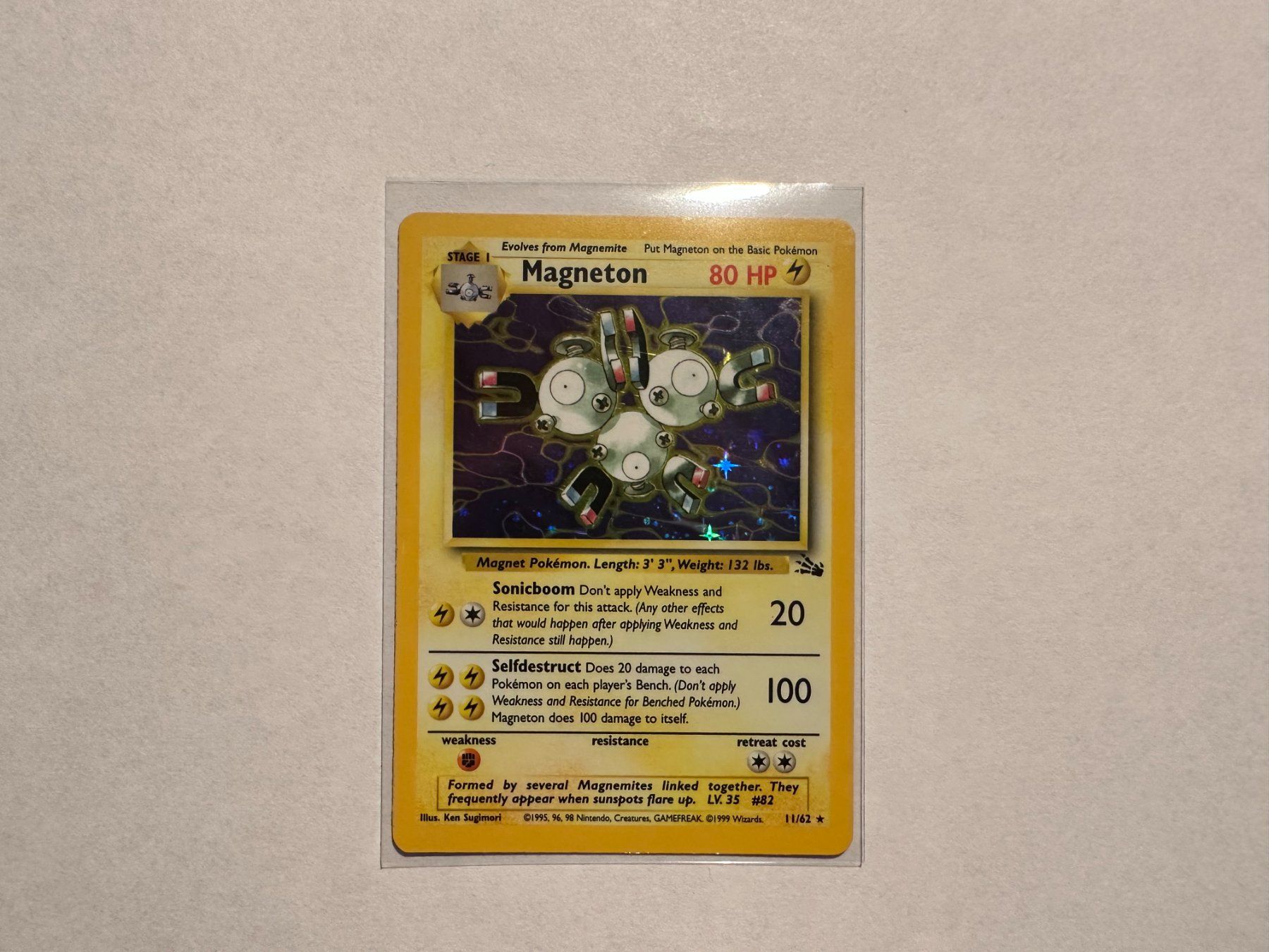 Pokémon Carte collezionabili: Magneton holo Fossil EN – Usato da Hagendorn venduto da Pokecollectorch