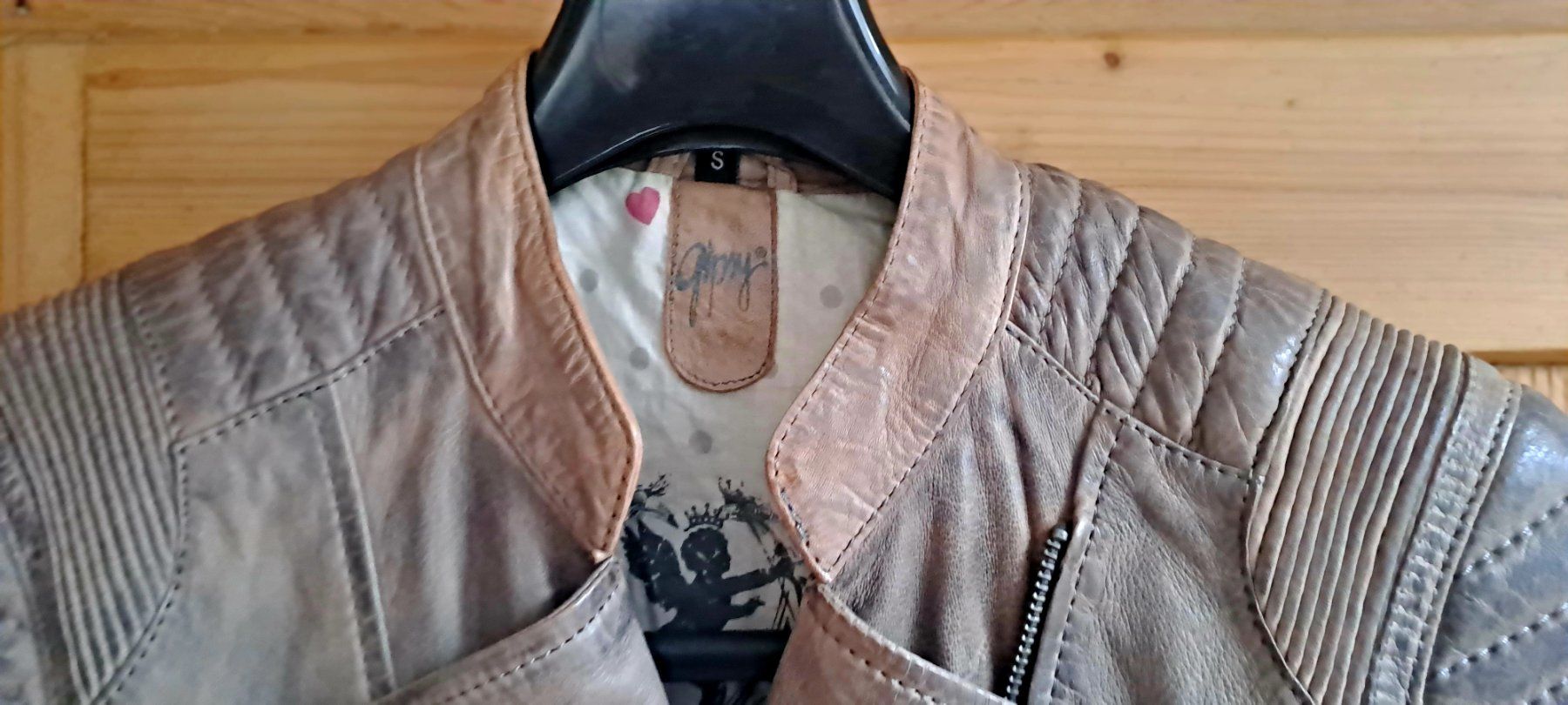 Giacche: Gipsy Lederjacke taupe Gr. S – Usato da Vättis venduto da cala010 1