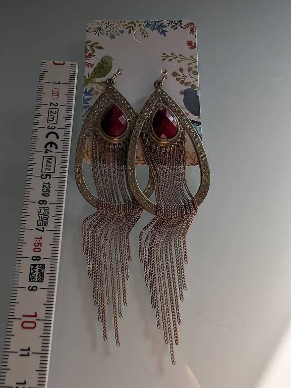 Ohrringe & -stecker: Ohrringe roter Stein – Gebraucht aus Konolfingen von Honey870 1