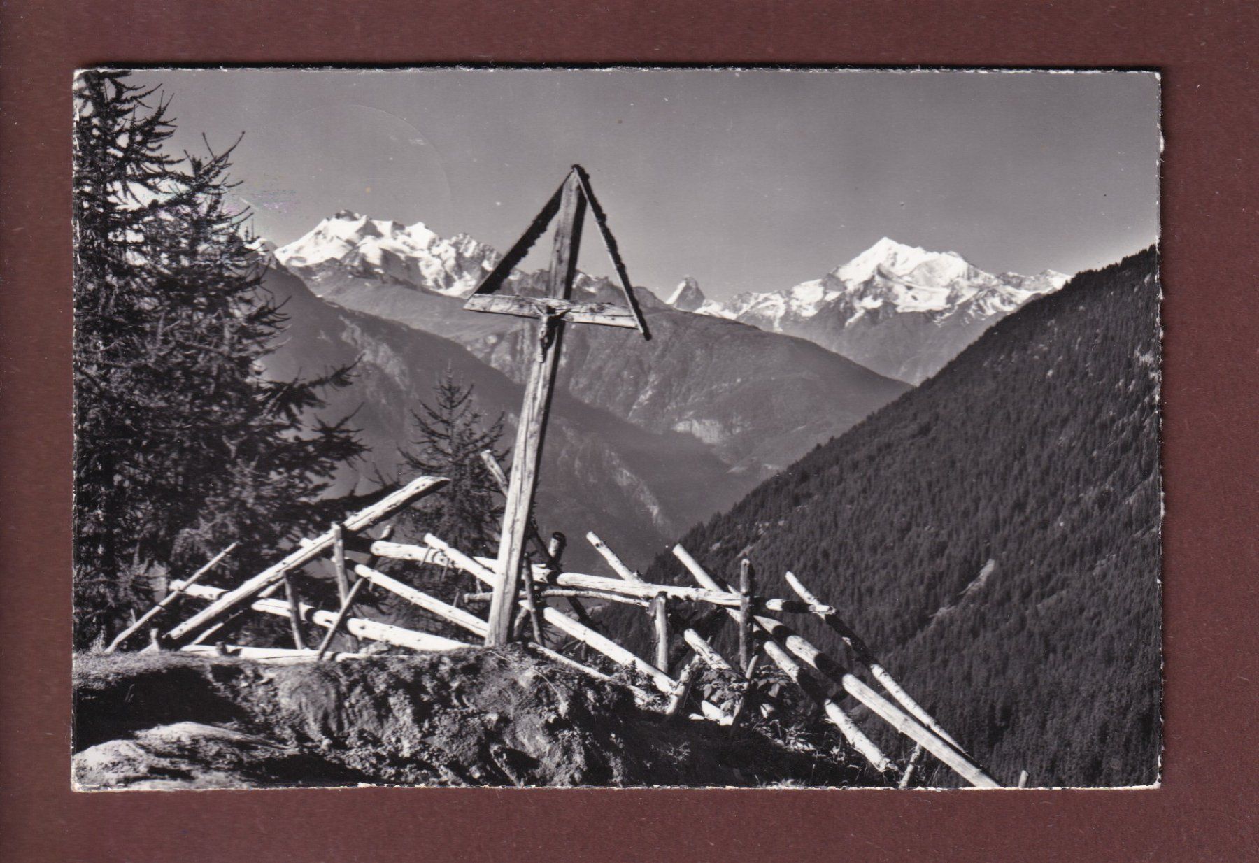 Cartoline postali: RIEDERALP ob Mörel - 1962 – Usato da Pully venduto da nicecards