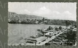 AK Genève GE Quai du Mont- Blanc,vue sur la ville ≈ 1936