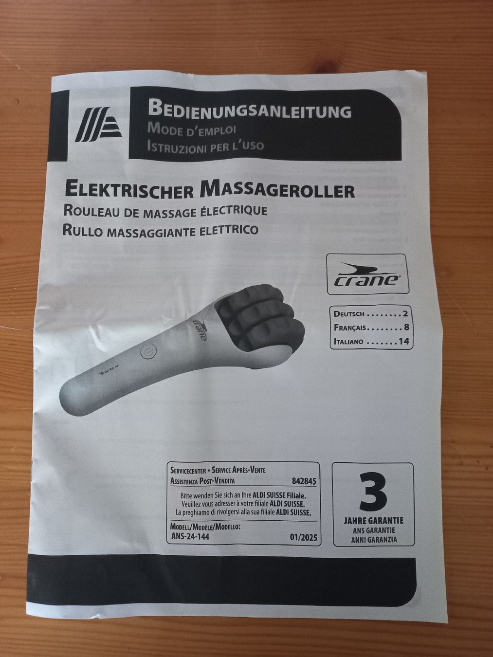Dispositivi per massaggi: elektrische Massagerolle – Nuovo (secondo la descrizione) da Niederdorf venduto da ladyblue76 1