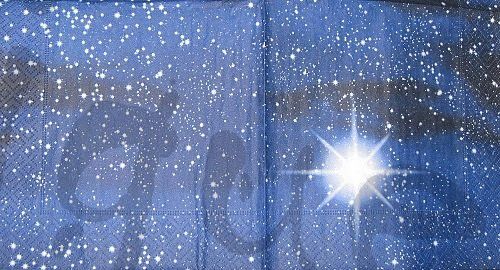 Servietten: Serviette galaxy (d224) 2Stk. – Neu (gemäss Beschreibung) aus Schlatt TG von kreativ-atelier
