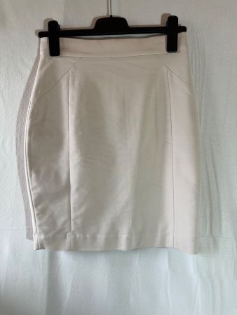 Cremefarbener eleganter Rock von H&M Gr. 38
