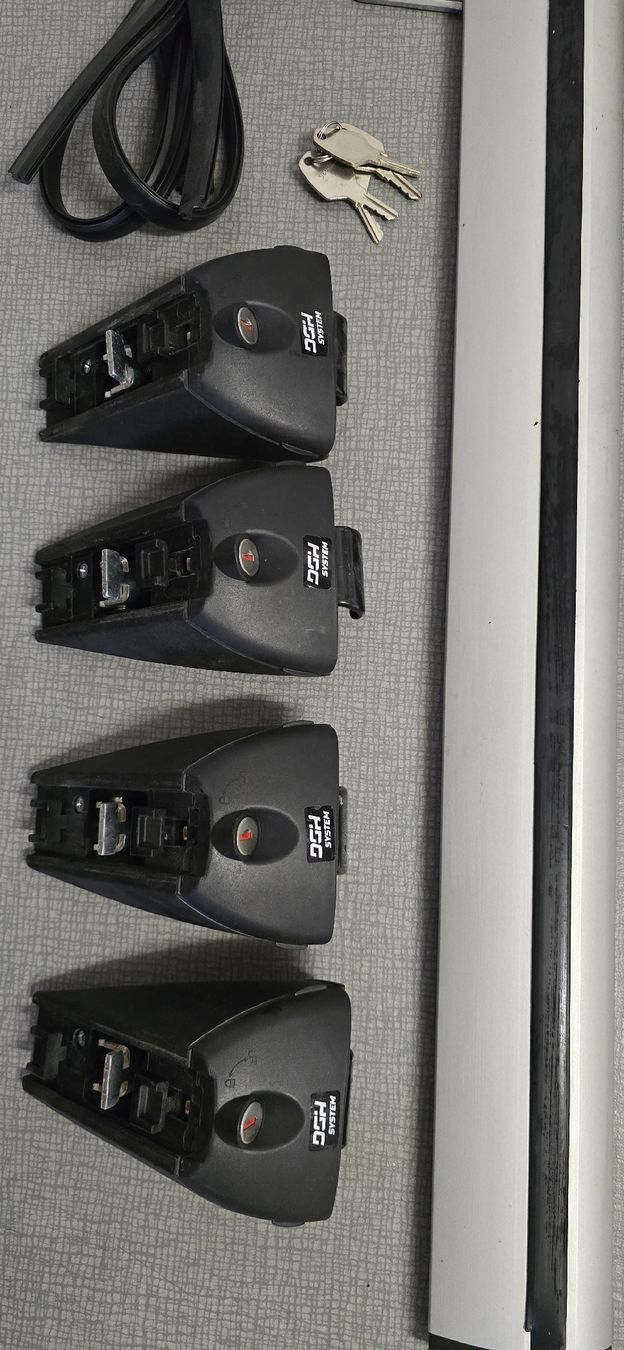 Portapacchi: DSH System Easy Line Advanced D-2132 Dachträger, neuwertig – Usato da St. Peterzell venduto da Eszter86 2