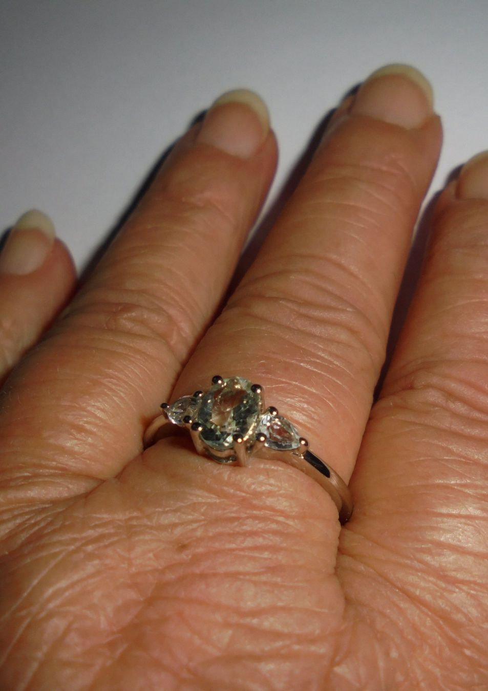 Ringe: Echtschmuck: Silberring Grüner Amethyst 18/56 – Neu (gemäss Beschreibung) aus Zuchwil von maumauchi 3