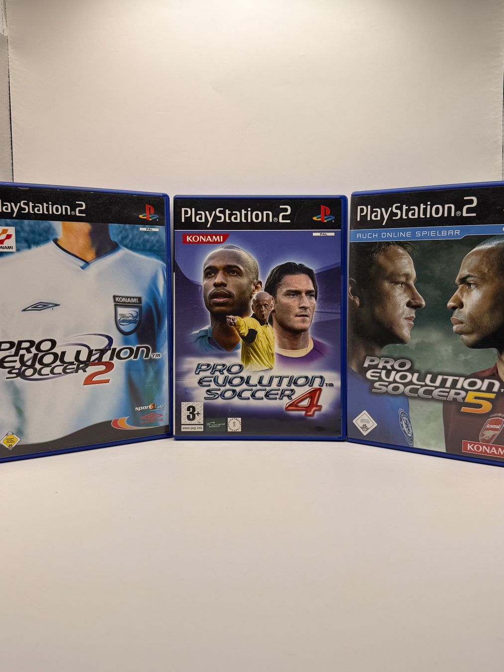 Giochi: 3 x Pro Evolution Soccer 2/4/5  - Playstation 2 - CIB – Usato da Dietikon venduto da gab_qz7y