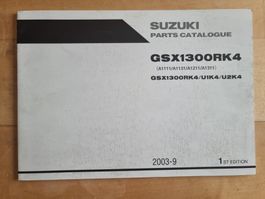 Suzuki GSX1300RK4 Teilekatalog (2003-9) 1. Edition