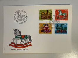 FDC CH Kinderspielzeuge Pro Juventute 1983