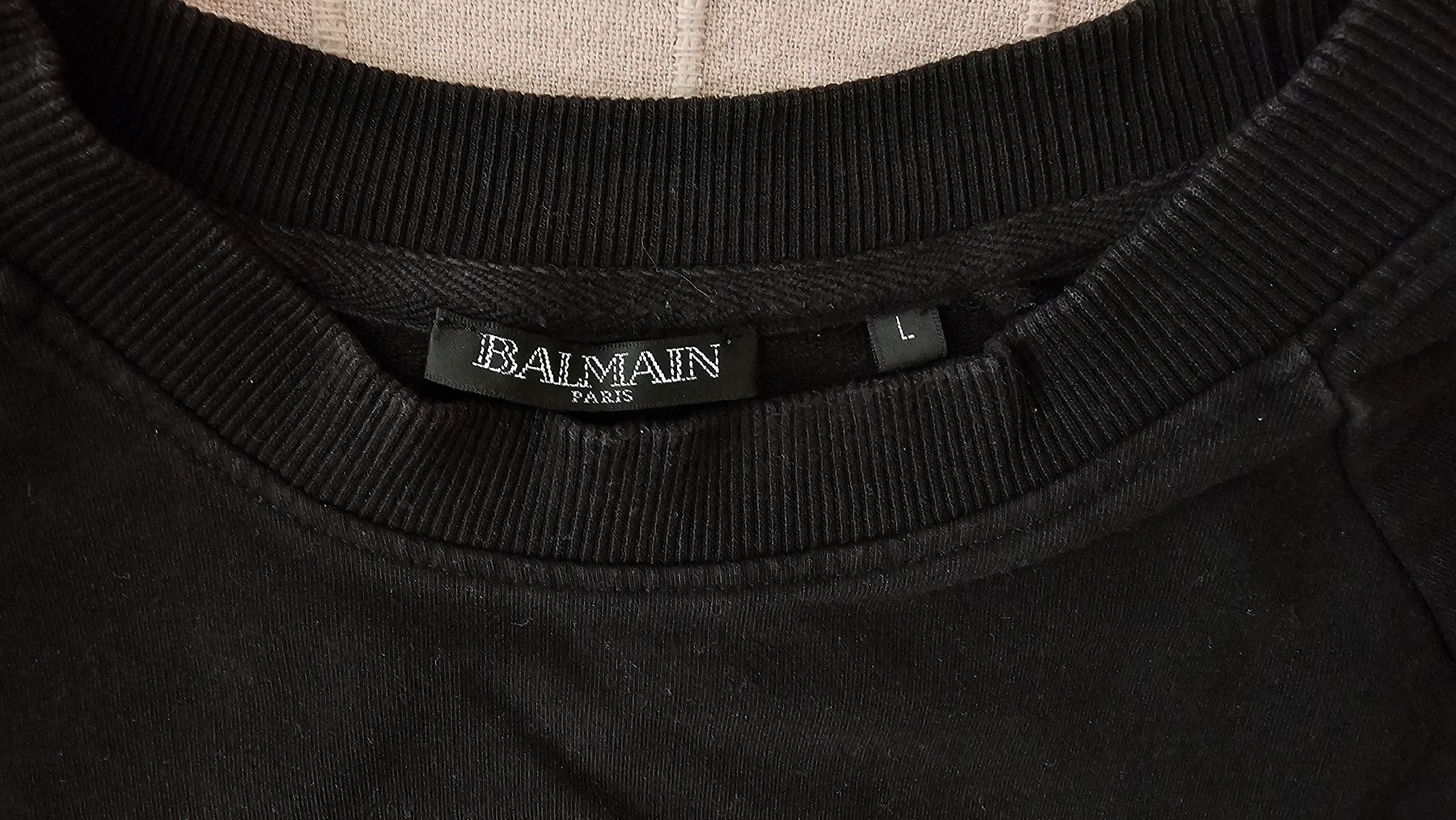 Balmain Maglioni & Felpe: Balmain Paris Sweatshirt, Grösse L, Schwarz – Usato da Steinmaur venduto da Kiki_m240 3