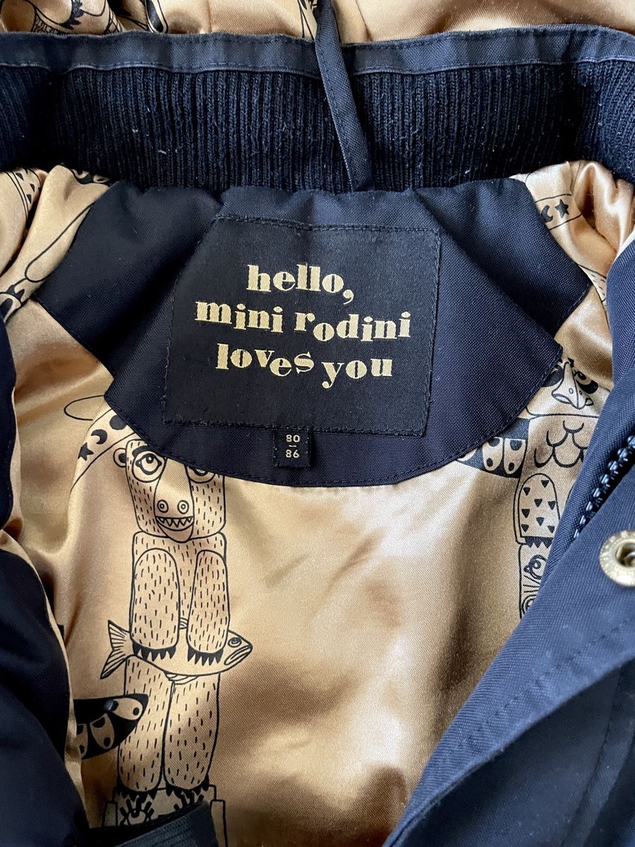 Mini Rodini Giacche & Cappotti: Mini Rodini | Winterparka | Schwarz | Gr. 80/86 – Usato da Zürich venduto da samira12382 2