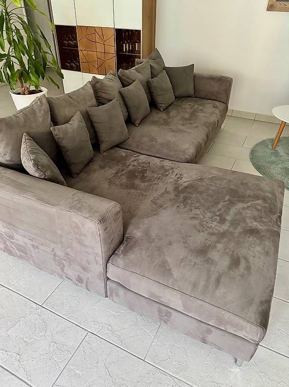 Divani: Modernes Ecksofa in Taupe-Grau - sehr bequem – Usato da Buttikon SZ venduto da MaRaLipptiker 1