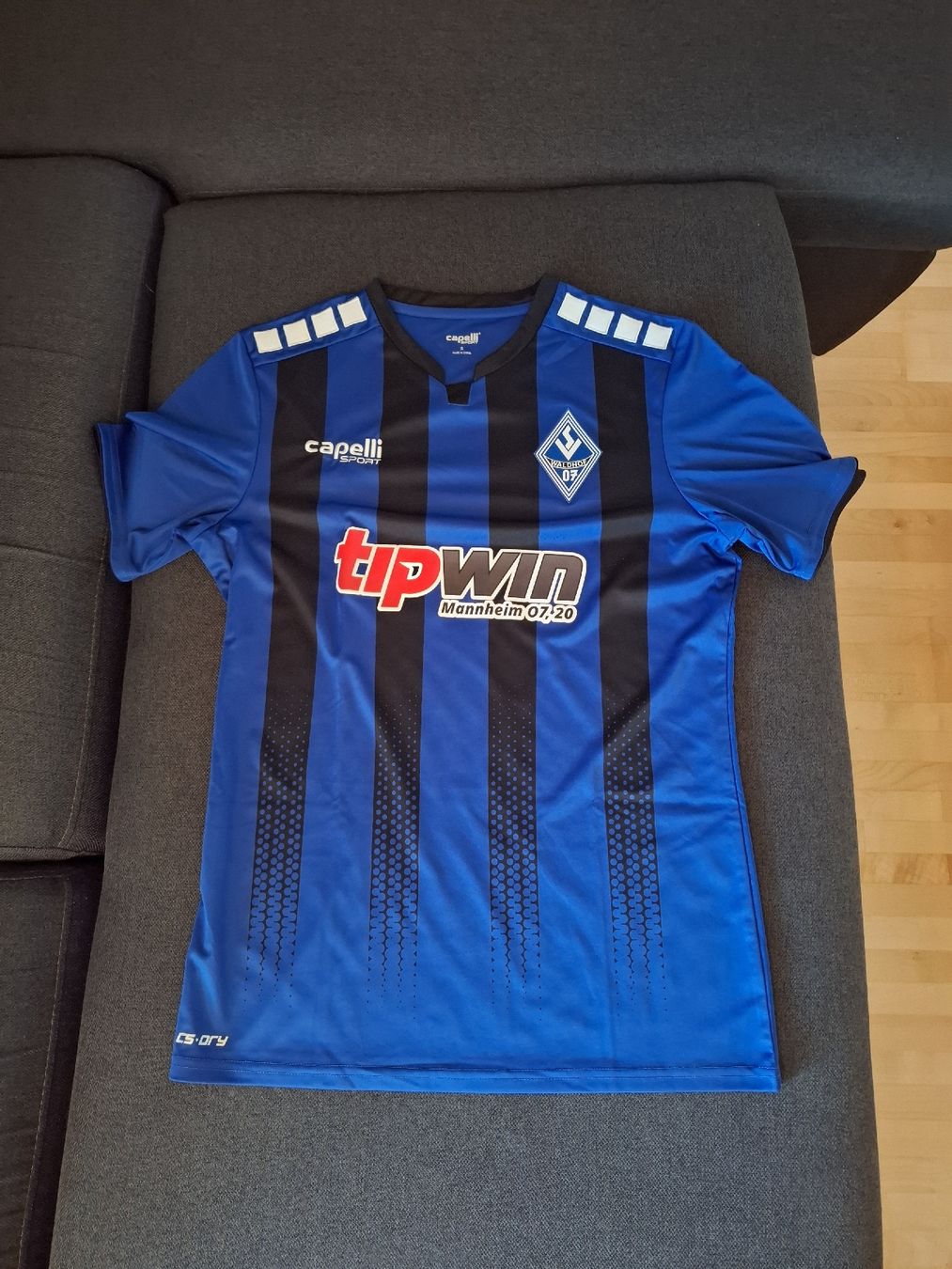 Canottiere & Pantaloni: Waldhof - Mannheim Trikot – Usato da Niederönz venduto da g_si