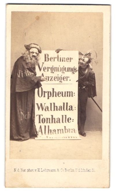 Fotografie & Manifesti: Fotografie H. Lehmann, Co., Berlin, Werb – Usato da Berlin venduto da bartko-reher