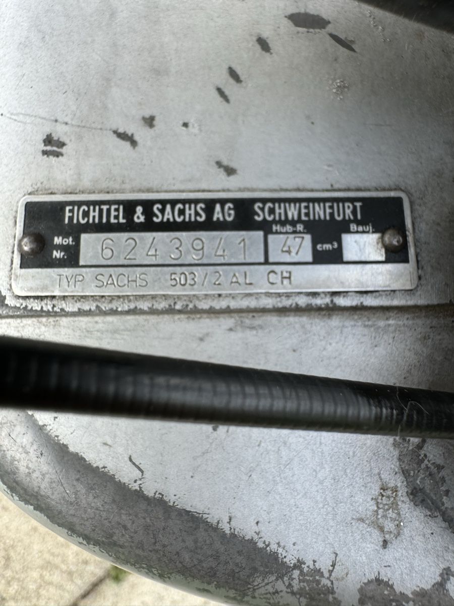 Sachs Ciclomotori: Sachs 503 Alpa – Usato da Dübendorf venduto da Sachs621 8