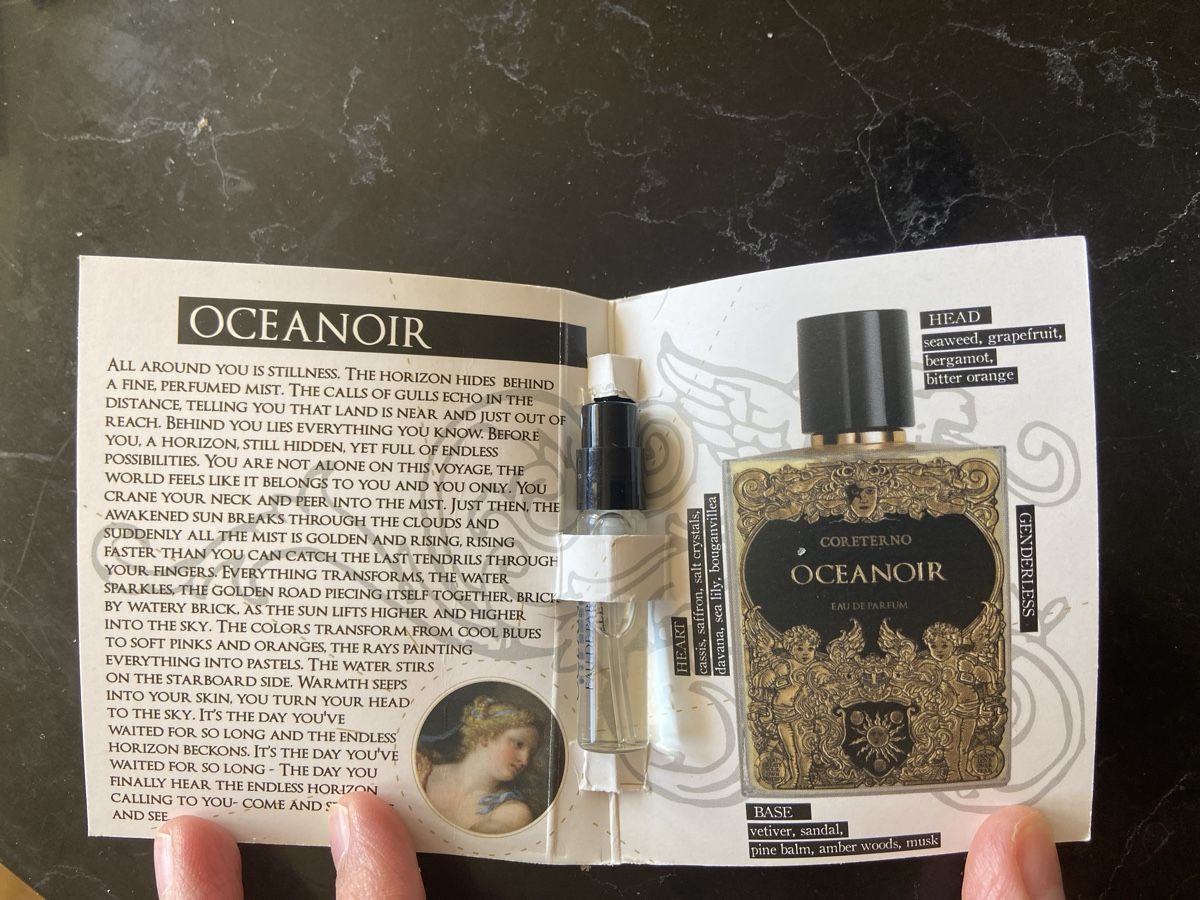 Parfums & Eau de Toilette: Coreterno Oceanoir 2ml – Neuf (Voir description) à Bossonnens par Ylangsoleil